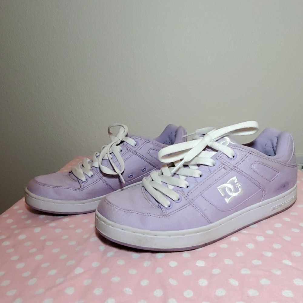 DC lilac Skater shoes